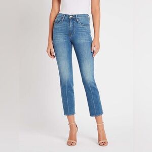 Frame Le Sylvie Slender Straight Jeans Callie Blue Size 25